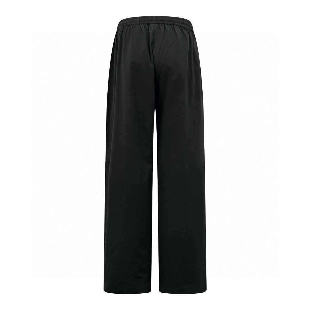 Black embroidered trousers