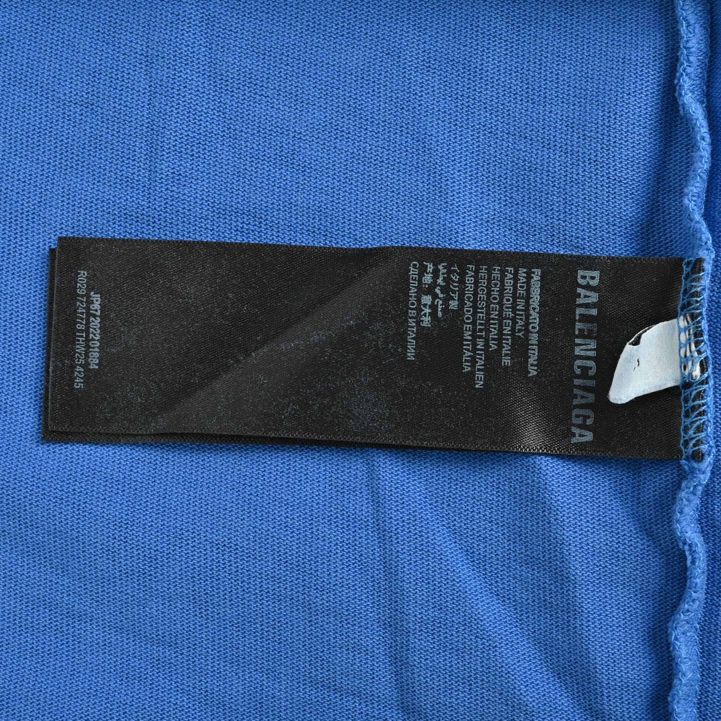 Retro Washed Coke Wave Embroidered T-Shirt