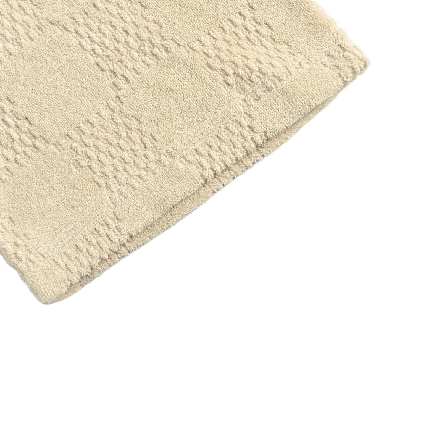 Checkerboard towel jacquard T-shirt