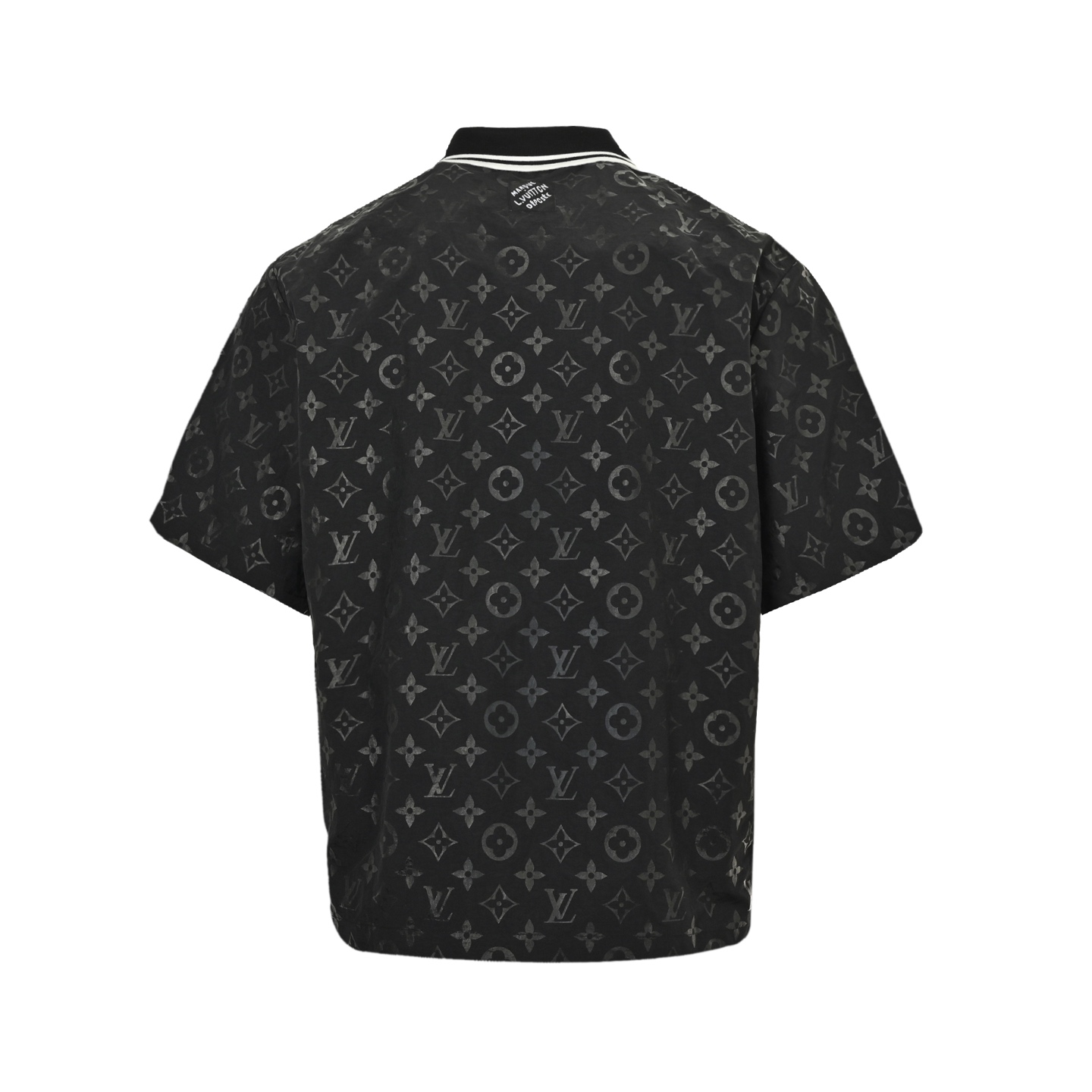 25SS Monogram Wave Jacquard Set Short-Sleeve Shirt