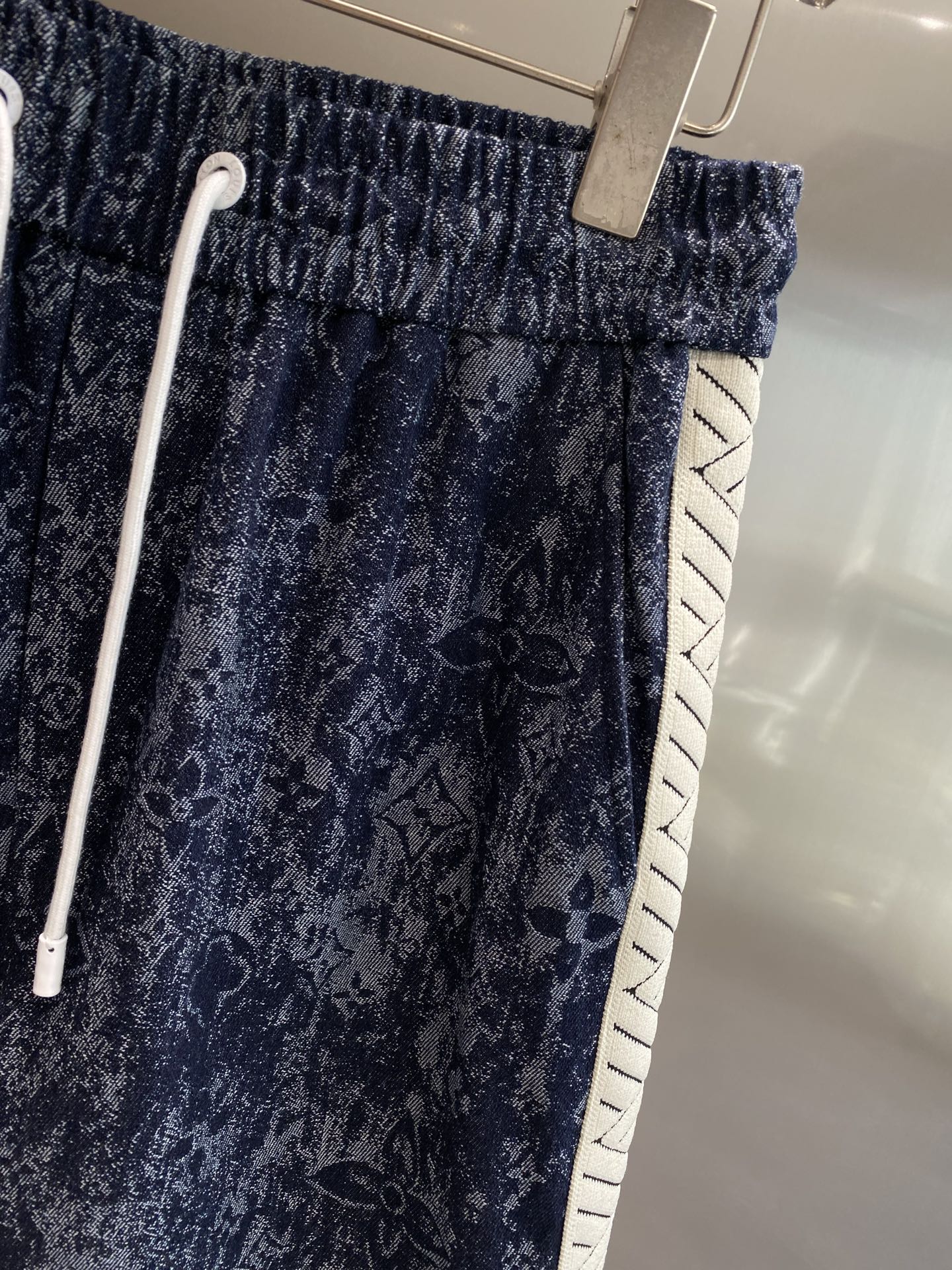 Dark blue patterned shorts