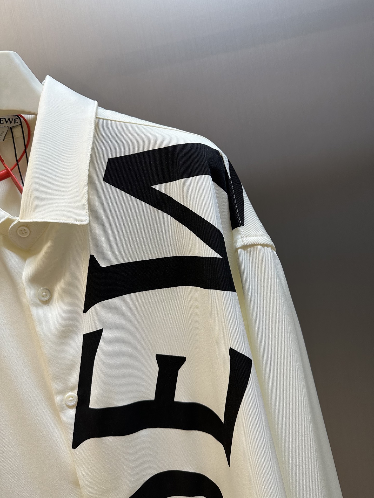 Printed Loose-Fit Long Sleeve Shirt