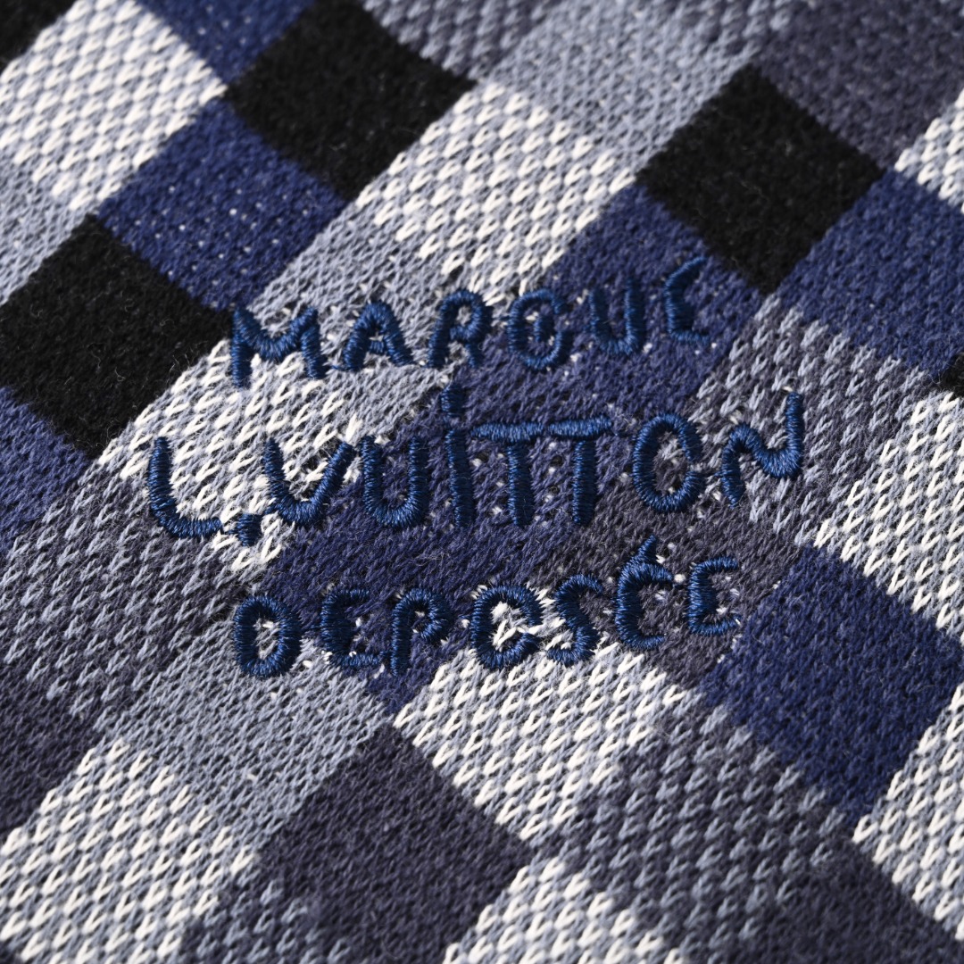 Gradient Mosaic Jacquard Ribbed Knit Sweater