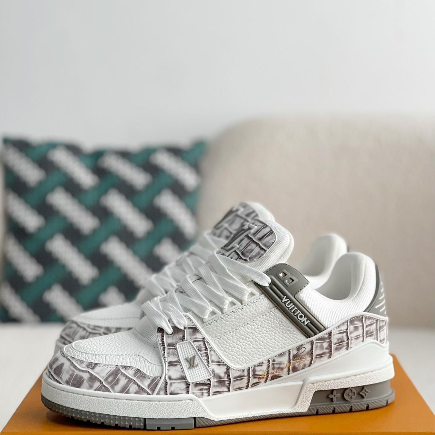 Crocodile Scale Sneakers