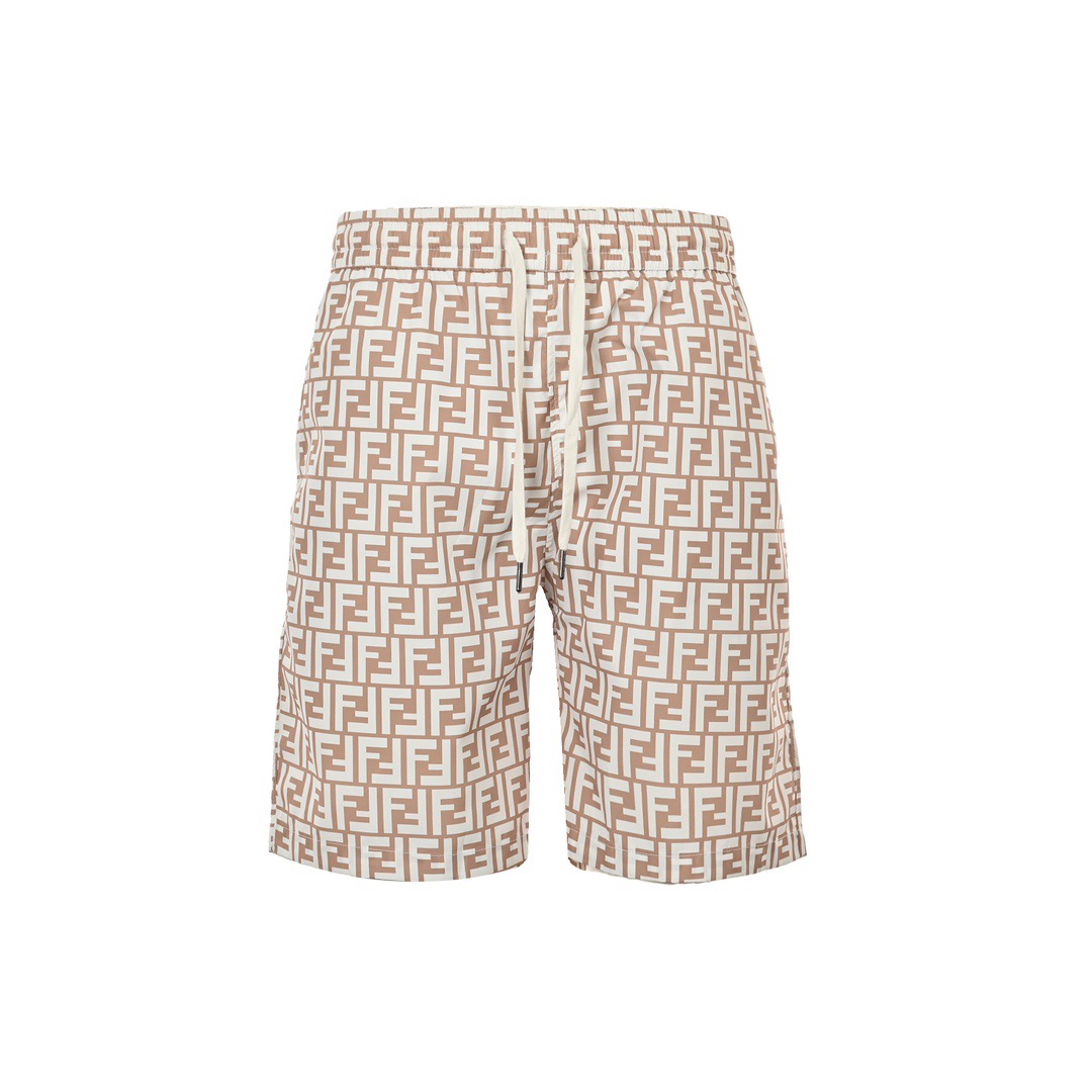 Classic FF Monogram Dragon Print Shorts