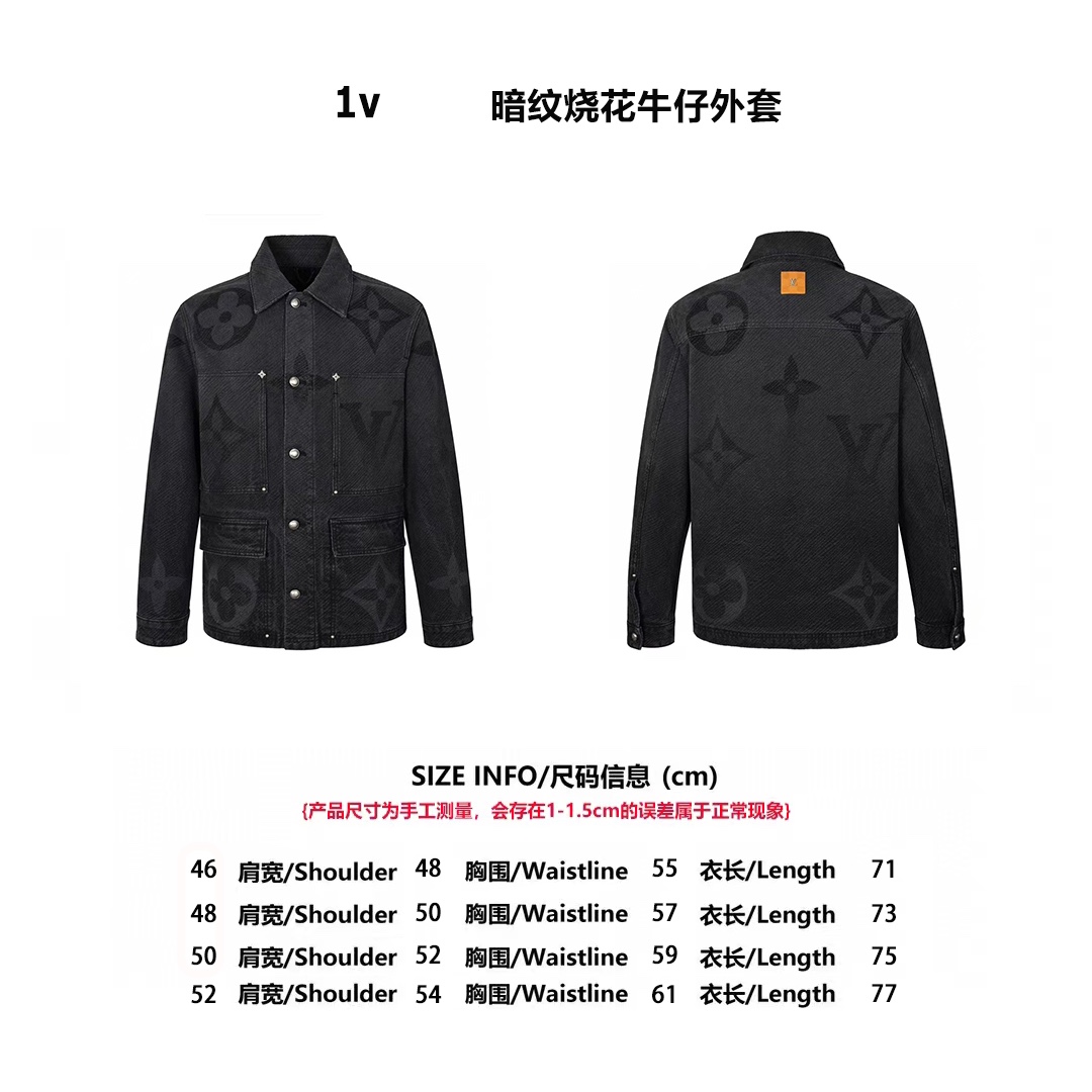 Gradient Logo Denim Jacket