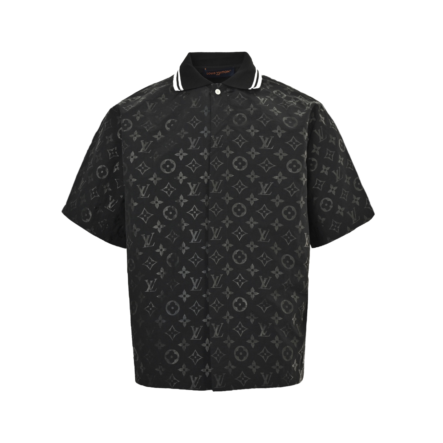 25SS Monogram Wave Jacquard Set Short-Sleeve Shirt