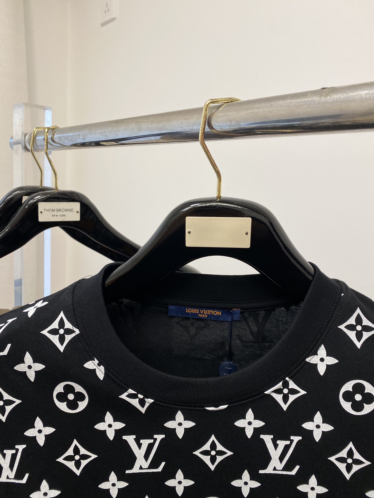 All-over Printed Flame Cloud Crew Neck T-Shirt