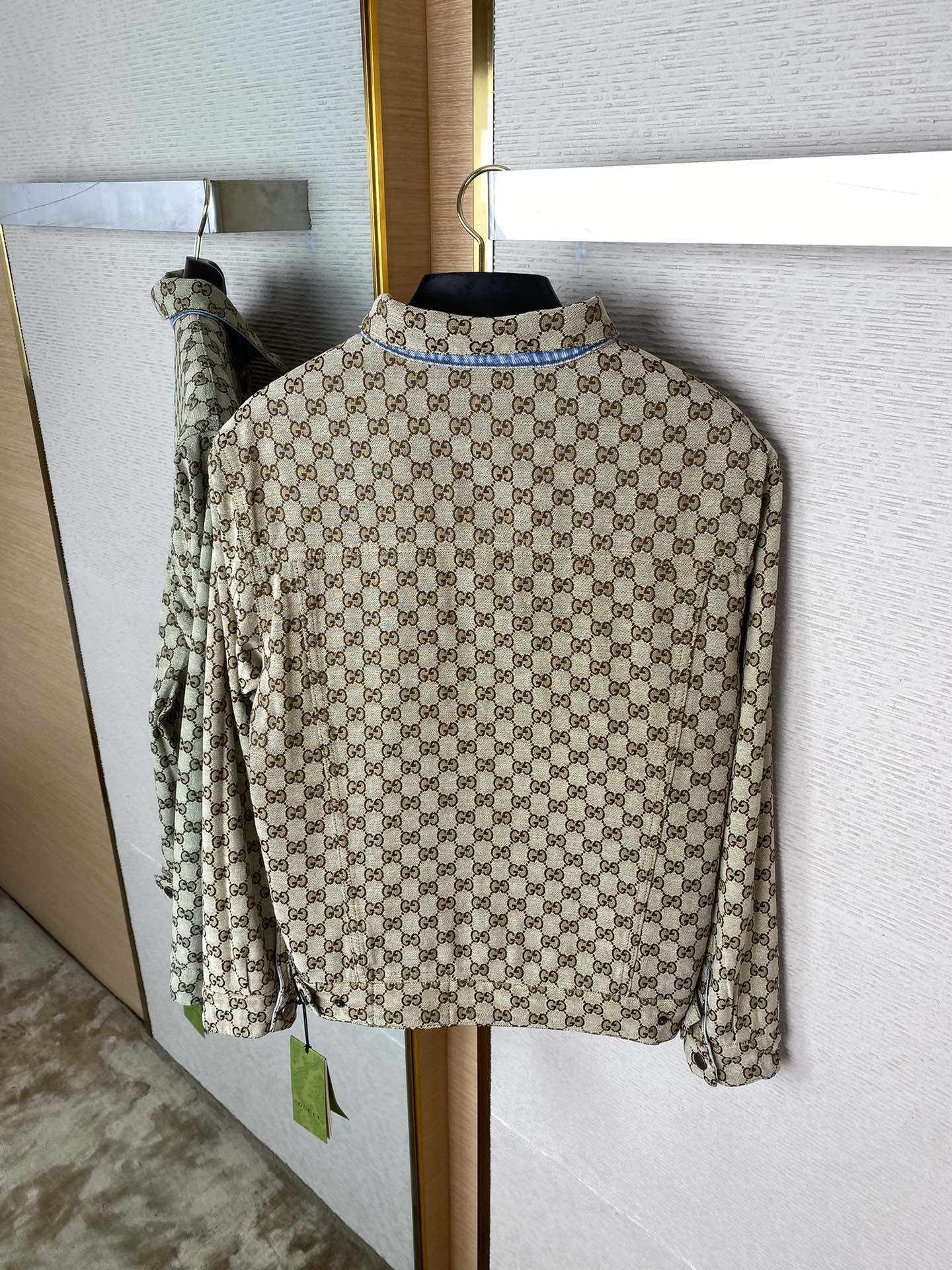 Jacquard Reversible Denim Jacket