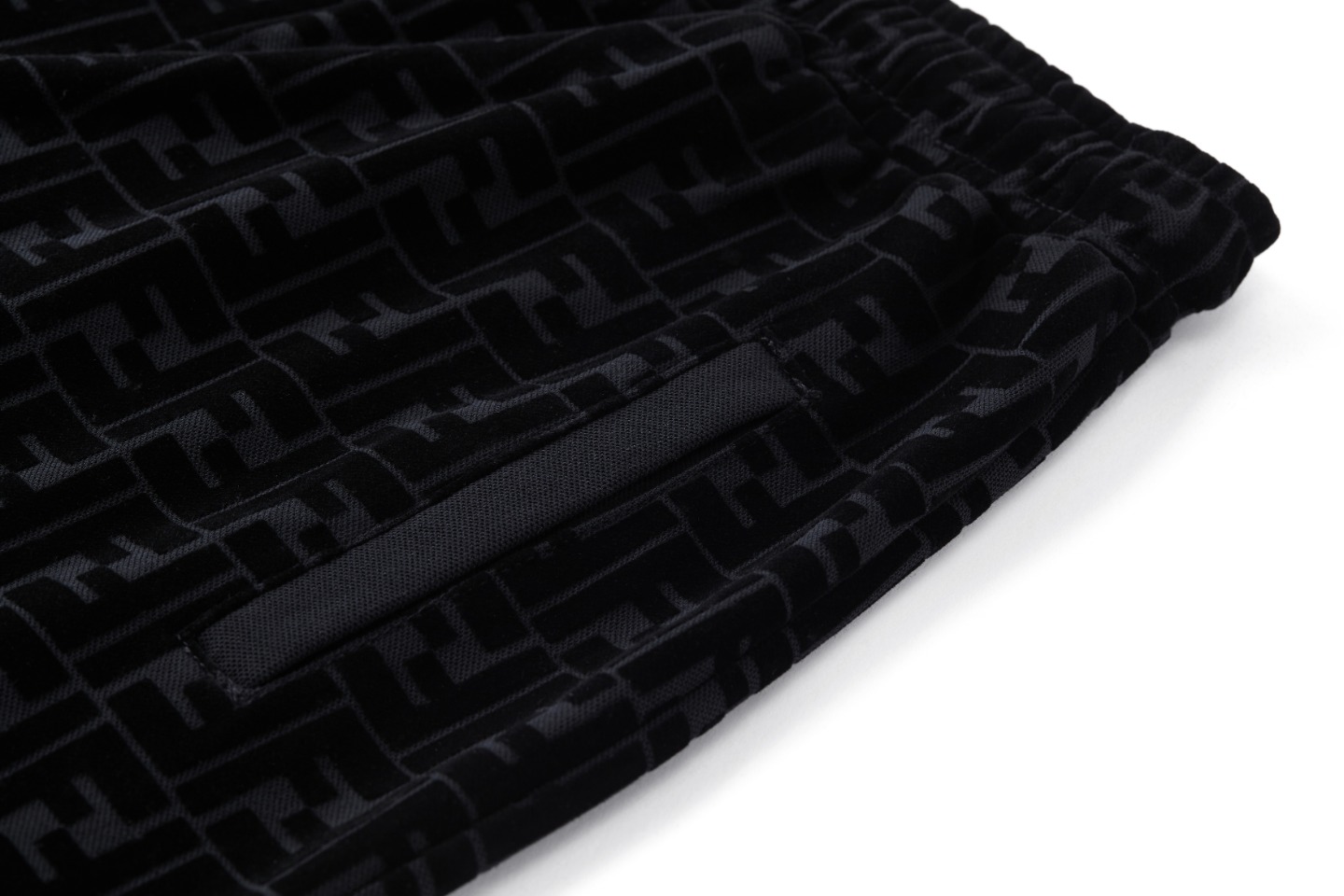 FF all-over flocked shorts