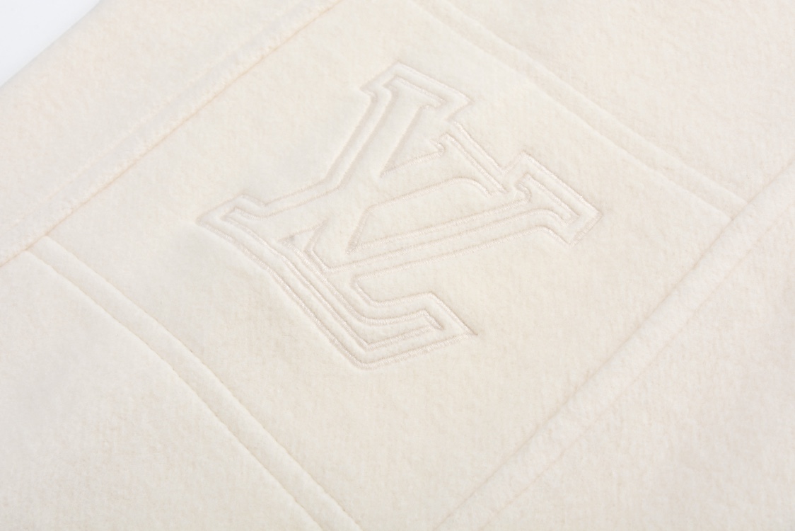 Embroidered logo panel trousers