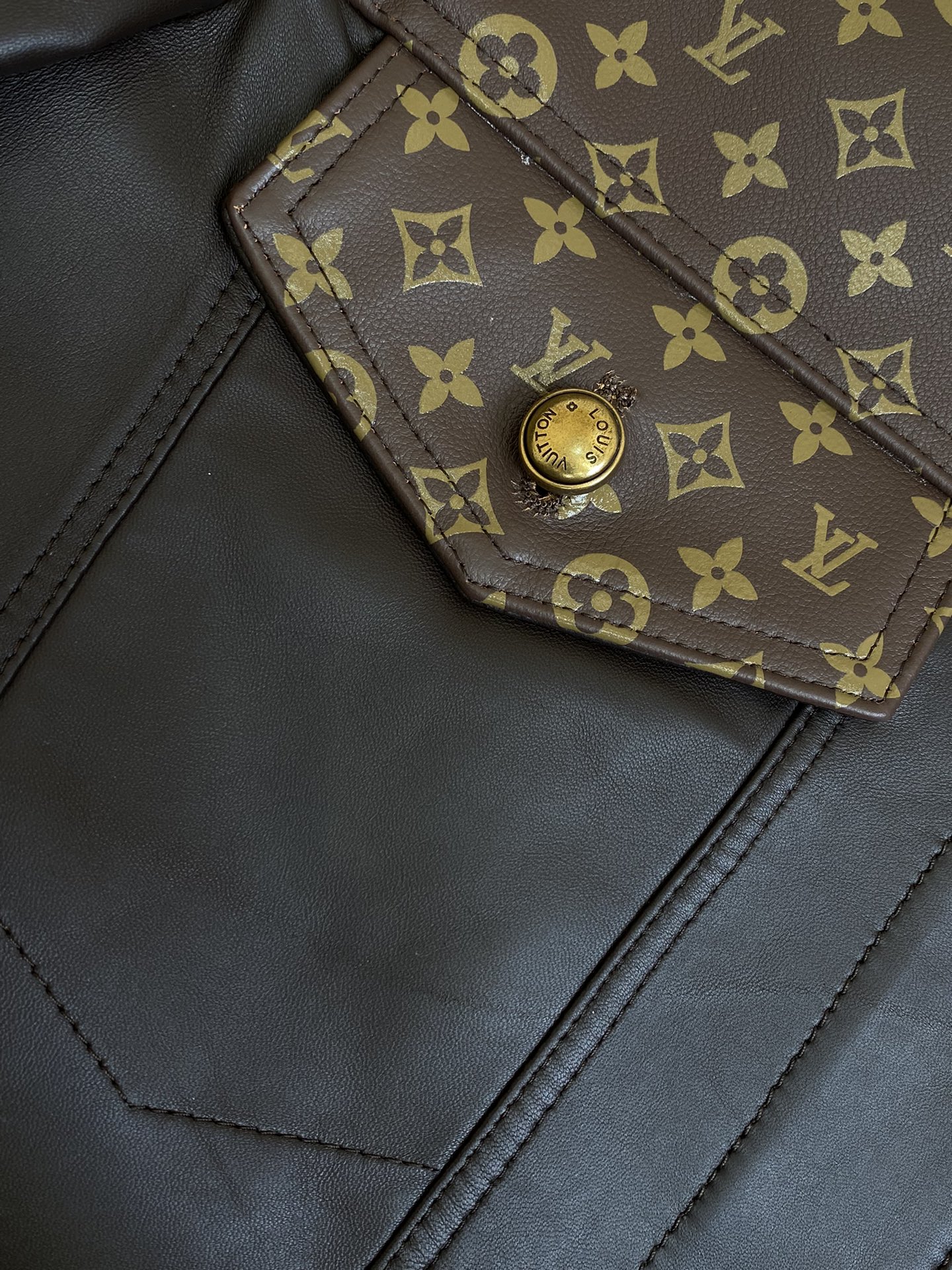 Monogram Leather Jacket