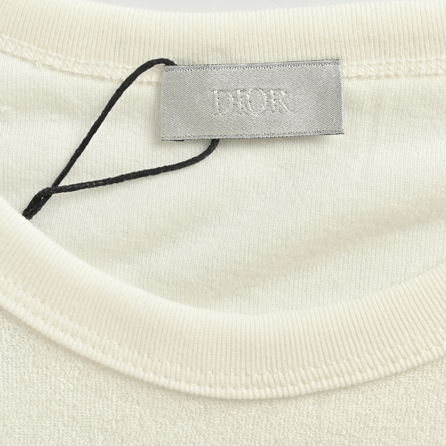 Embroidered Terry Fabric T-Shirt