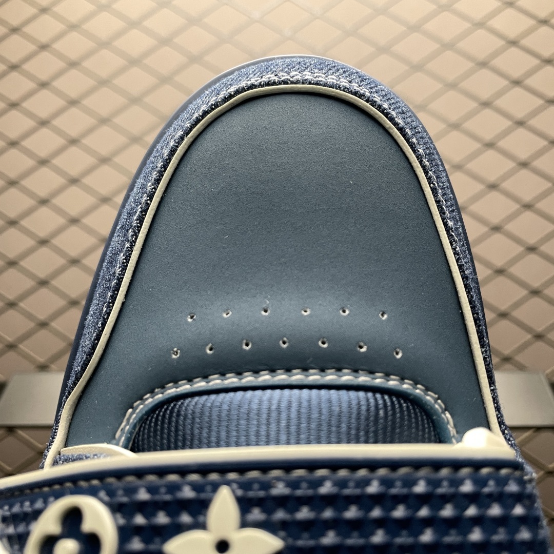 Denim Low-Top Casual Sneakers