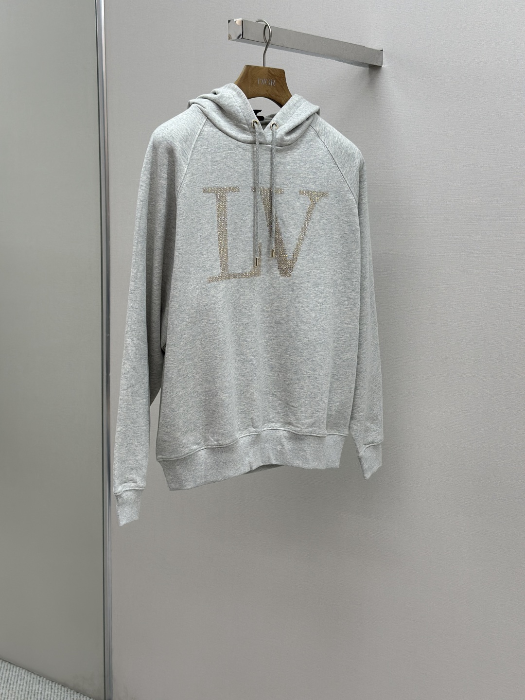Rhinestone Embellished Hoodie