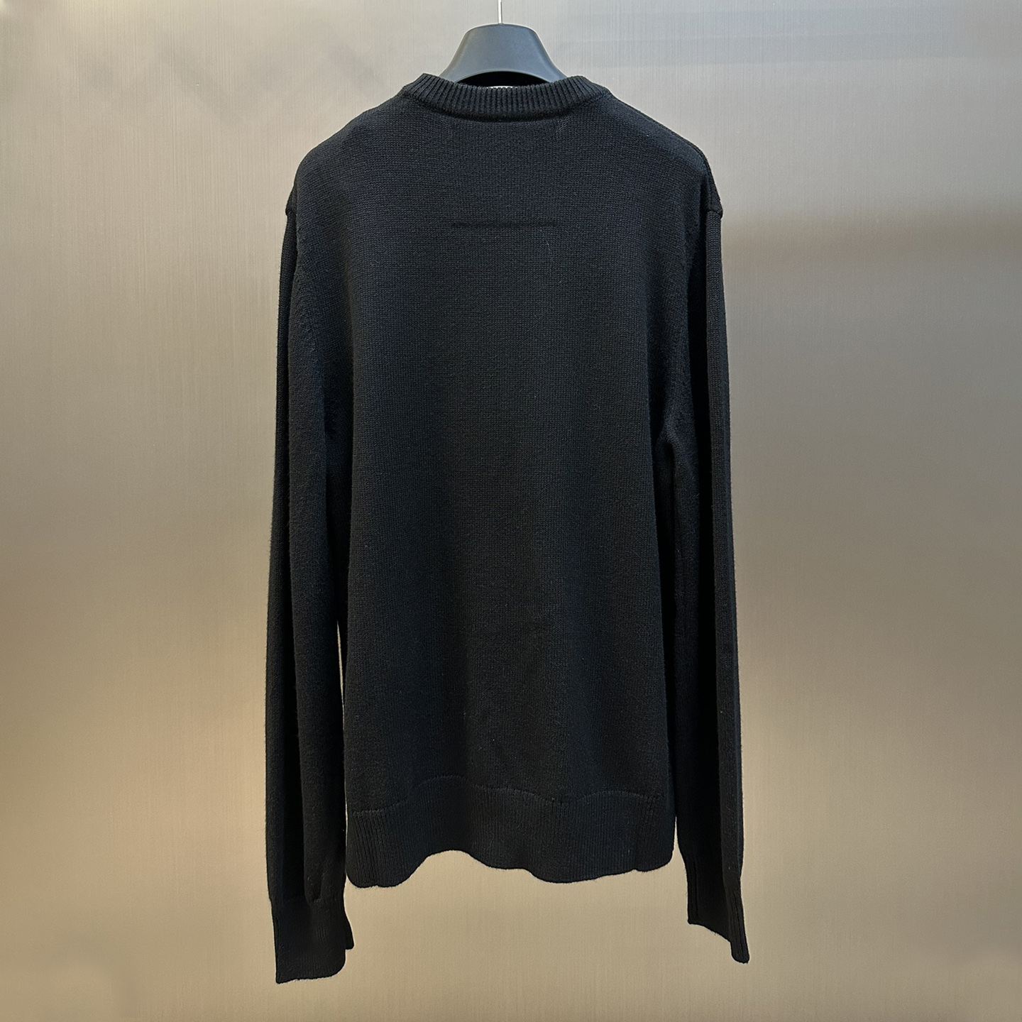 Blue Bow-Embellished Sweater