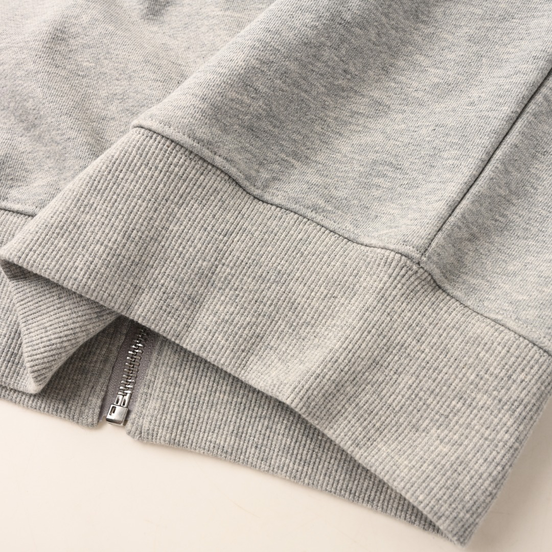 Begonia Flower Zipper Hoodie