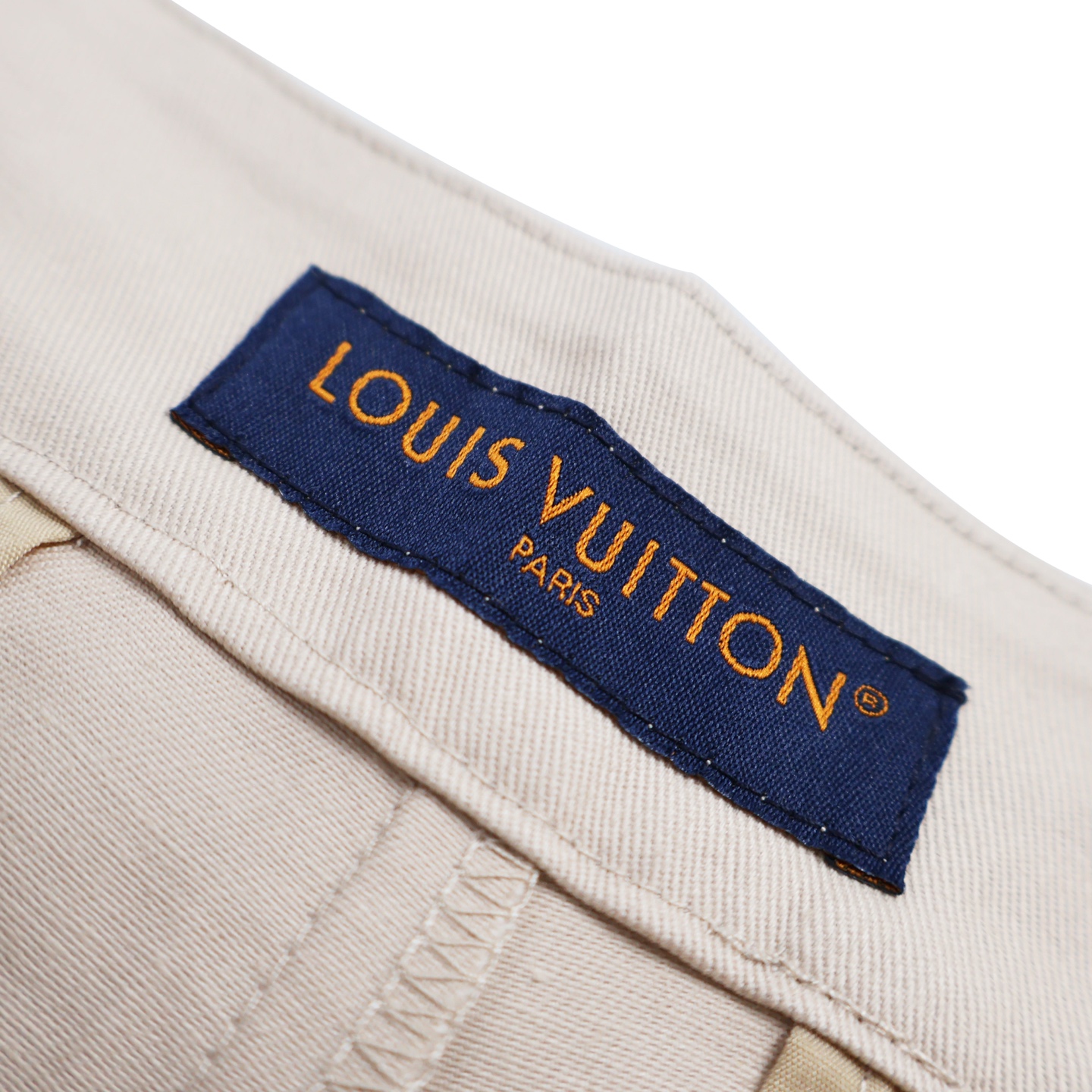 Apricot Flocked Monogram Cargo Pants