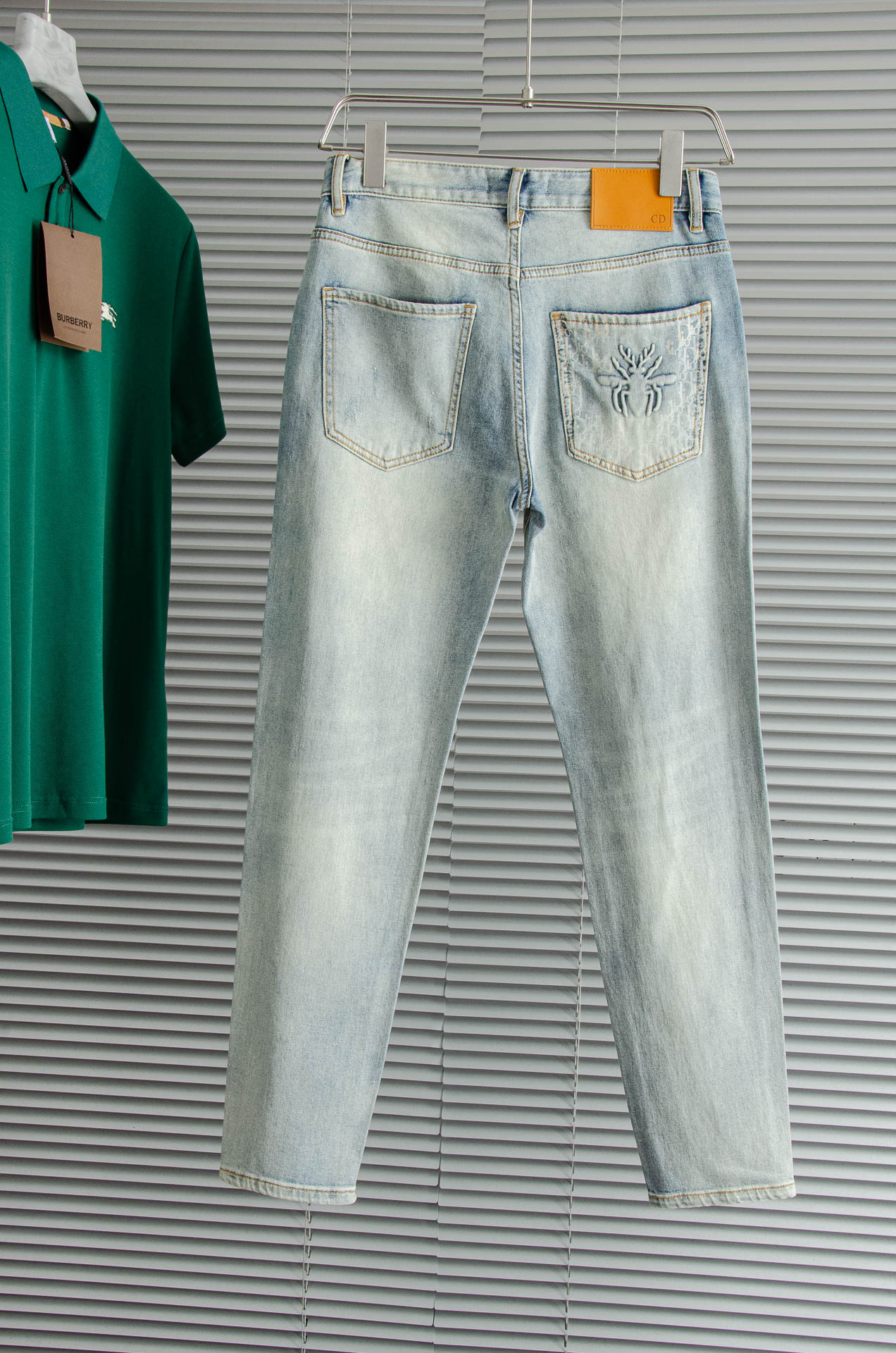 2025SS Men's Fashion Straight-Leg Denim Jeans