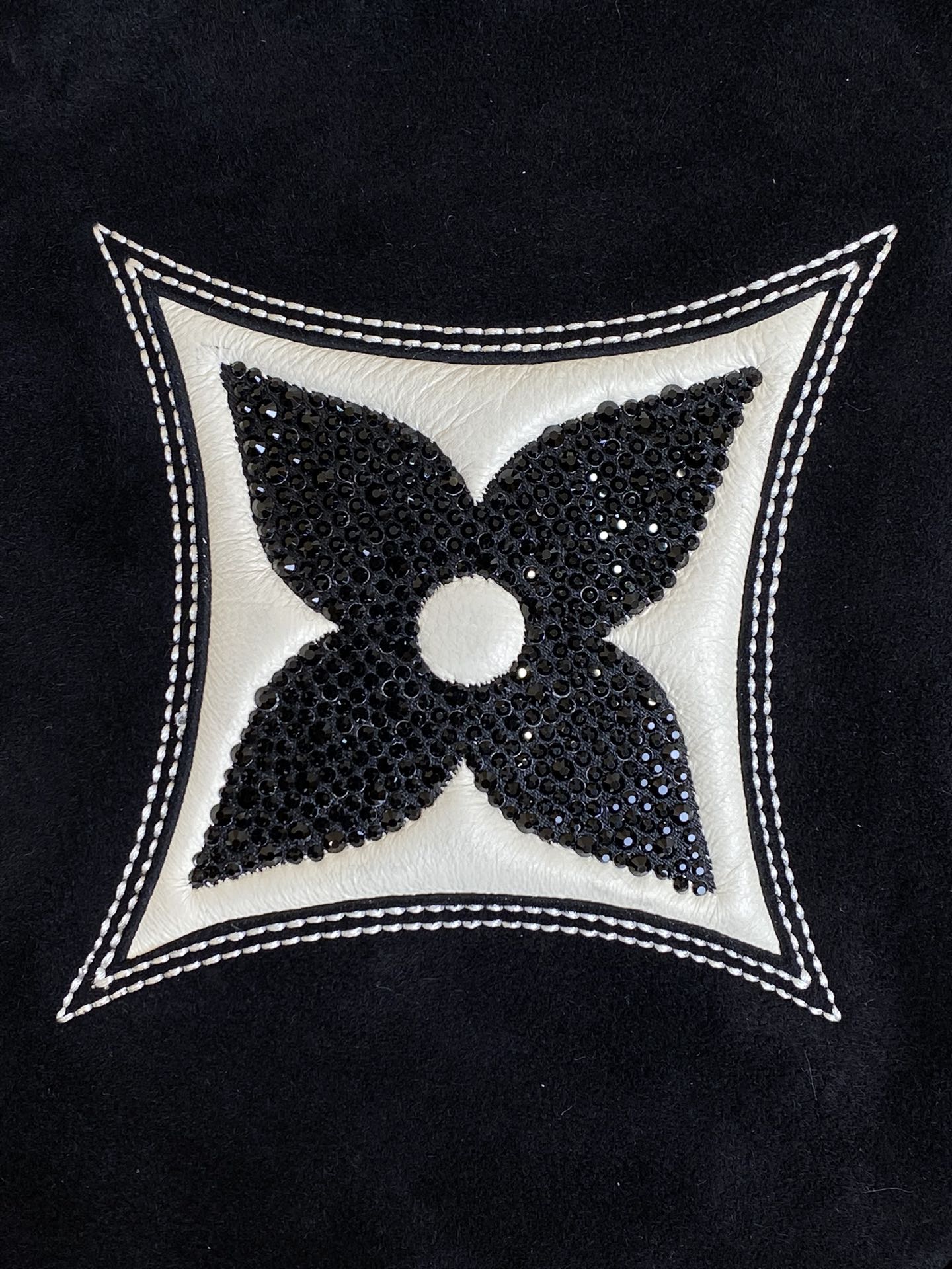 Rhinestone Suede Jacket