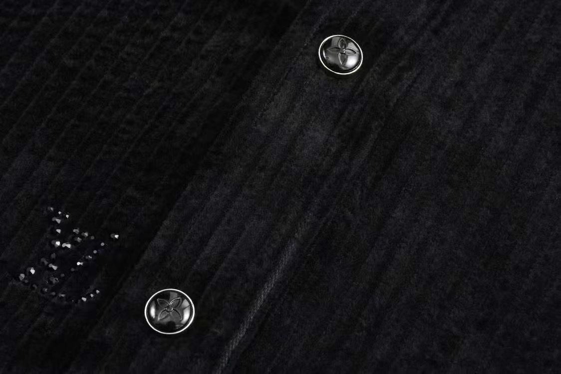 Button-up Corduroy Long Sleeve Shirt