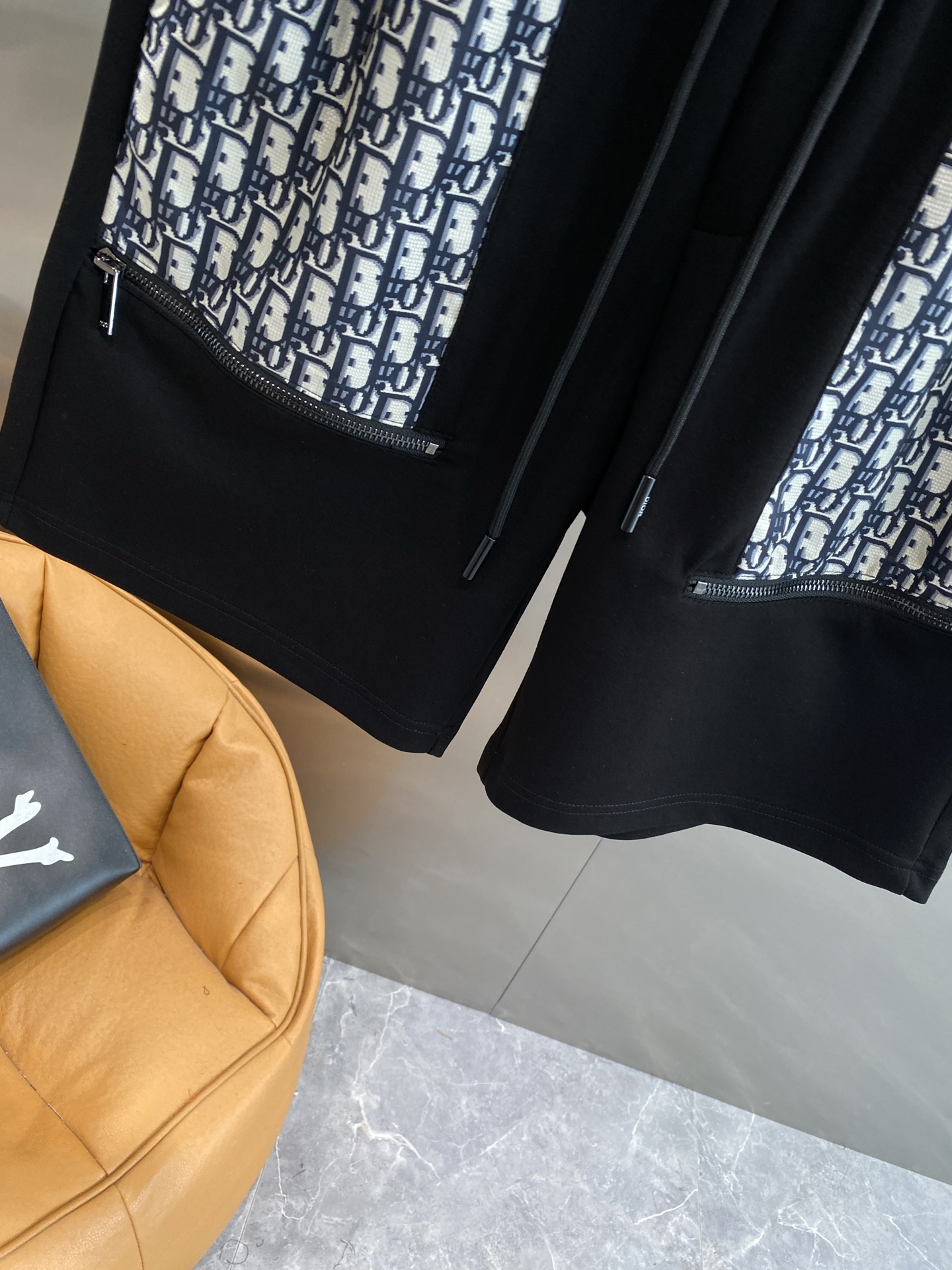 Patchwork Pocket Shorts