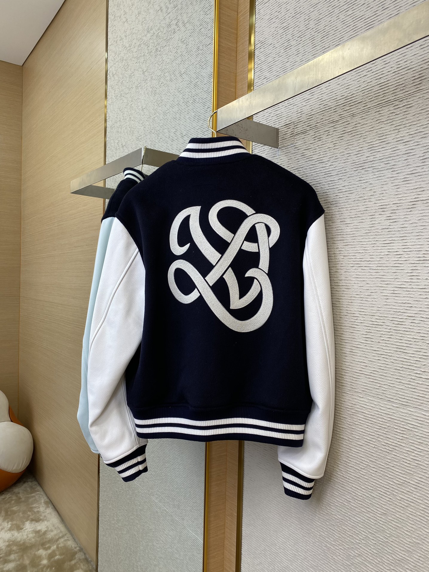 Genuine Leather Baseball Jacket