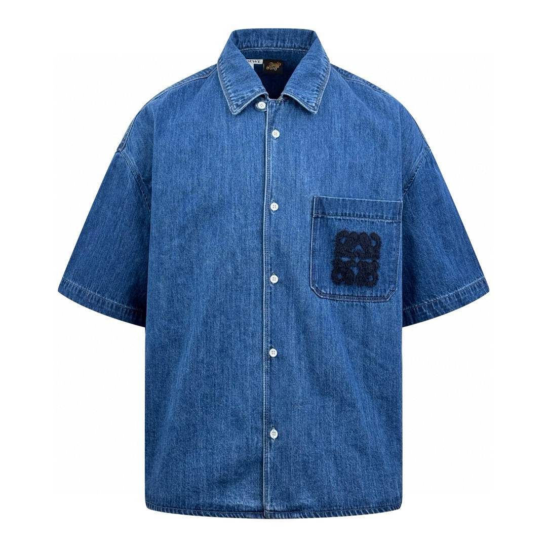 Pocket denim shirt