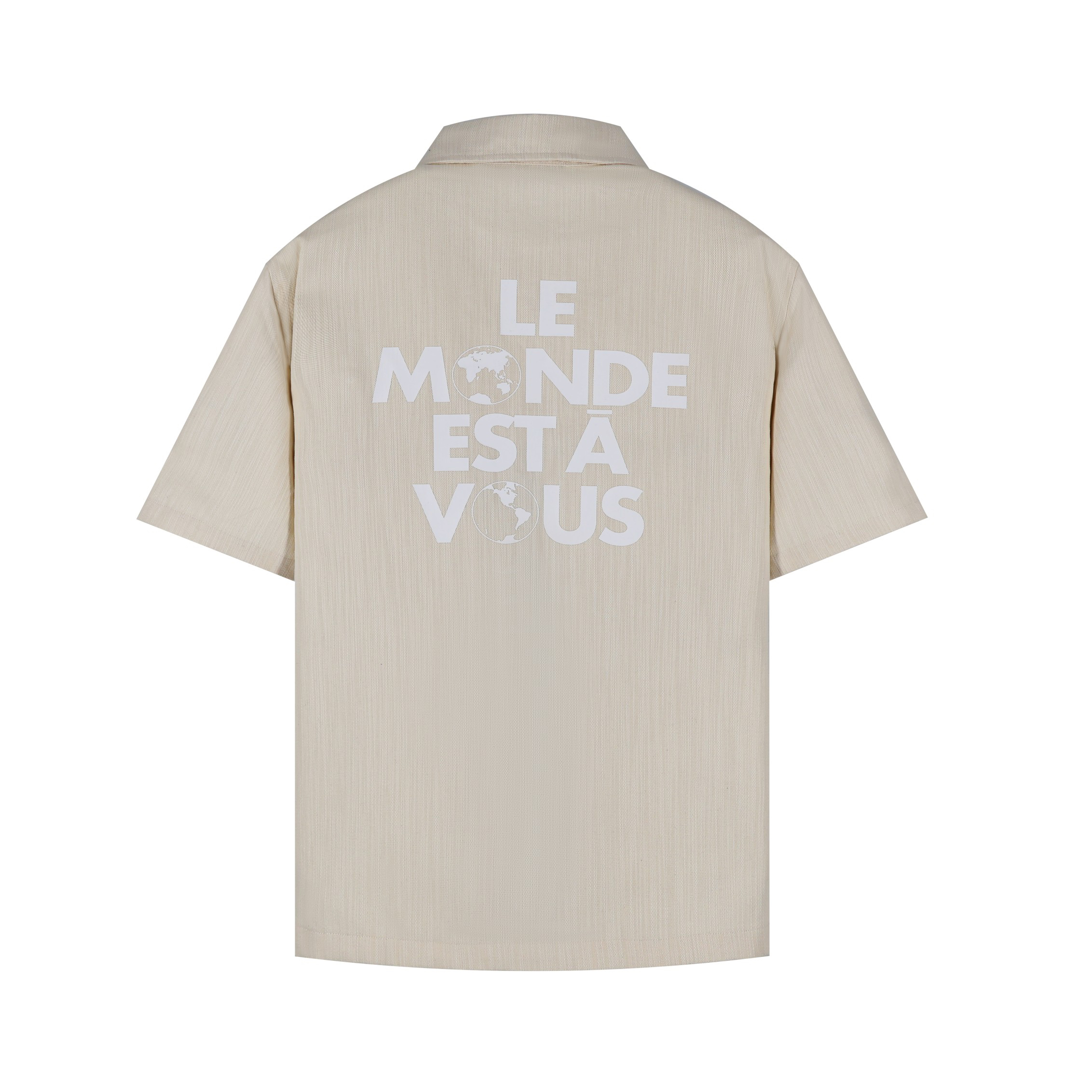 Mulberry silk blend short-sleeved shirt