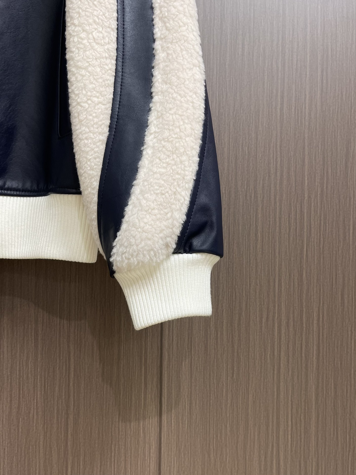 Cloud Panel Leather Jacket