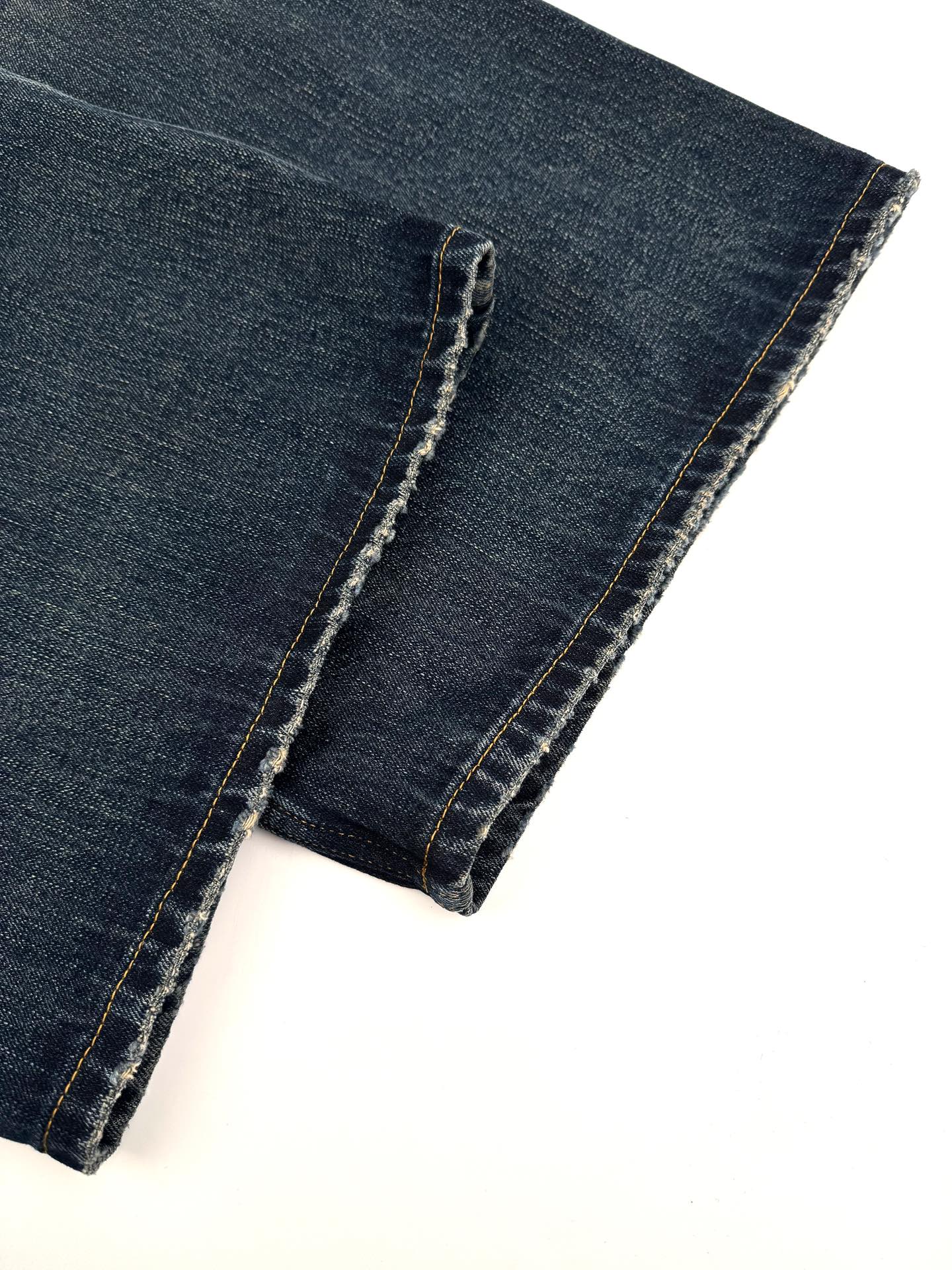 Red Lettering Embroidered Jeans