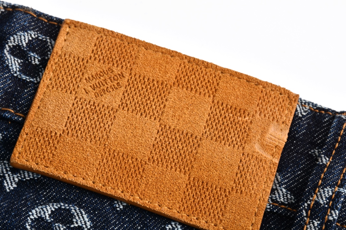 Western Cowboy Series Retro Full Print Jeans