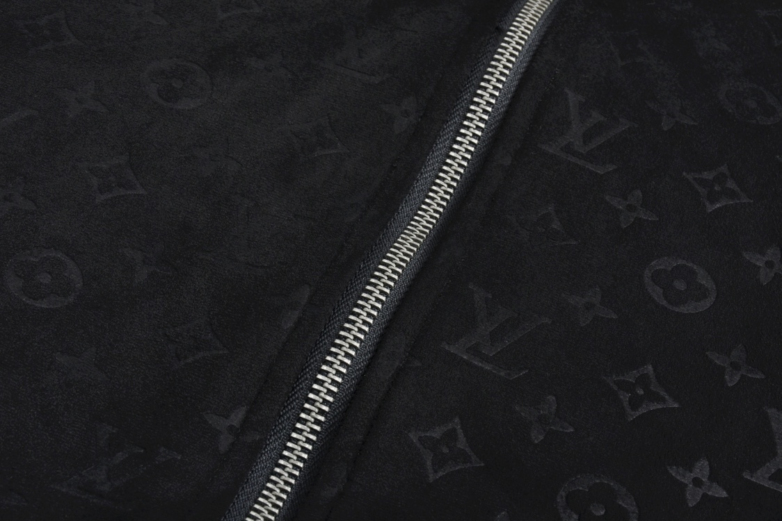 Suede Stand Collar Jacket