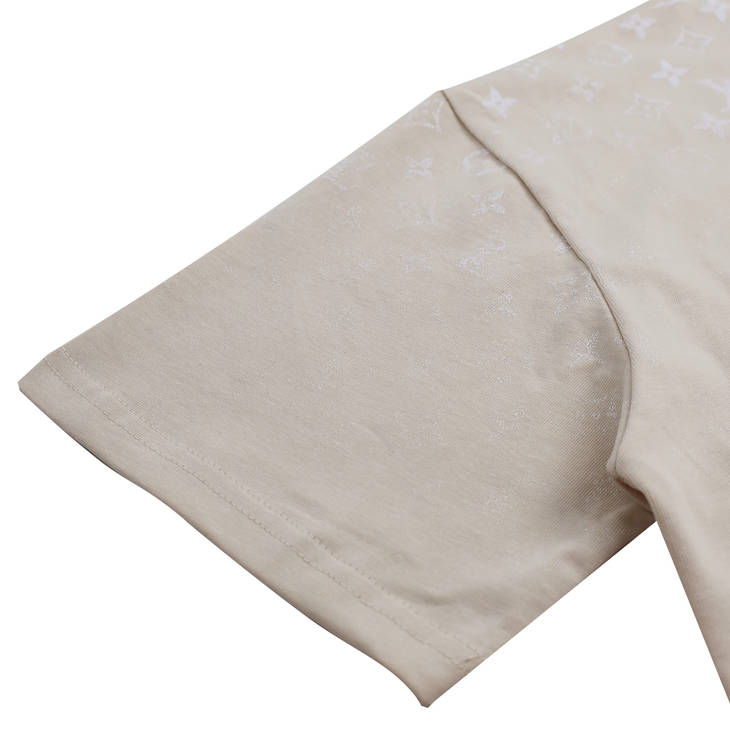 Full-print gradient short sleeves (apricot)