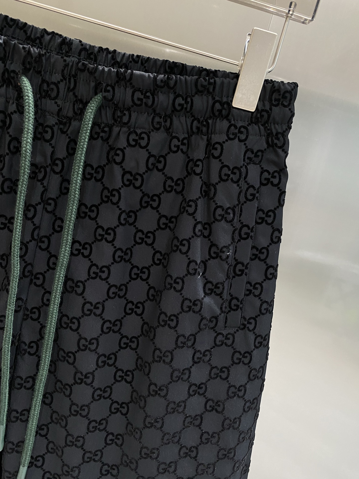 Black Classic Double G Shorts