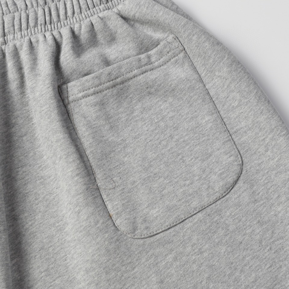 Flame Embroidered Distressed Shorts