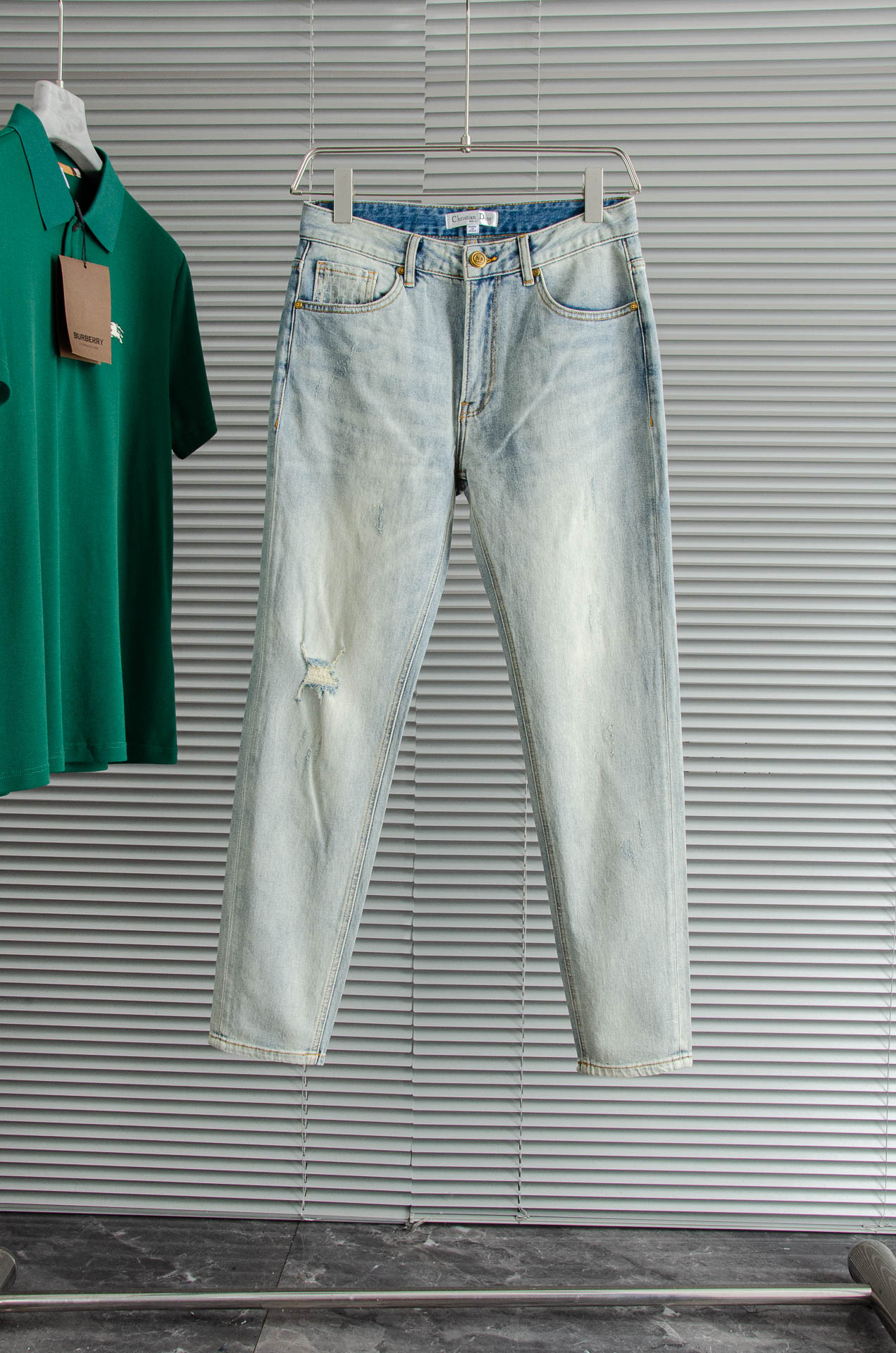 2025SS Men's Fashion Straight-Leg Denim Jeans