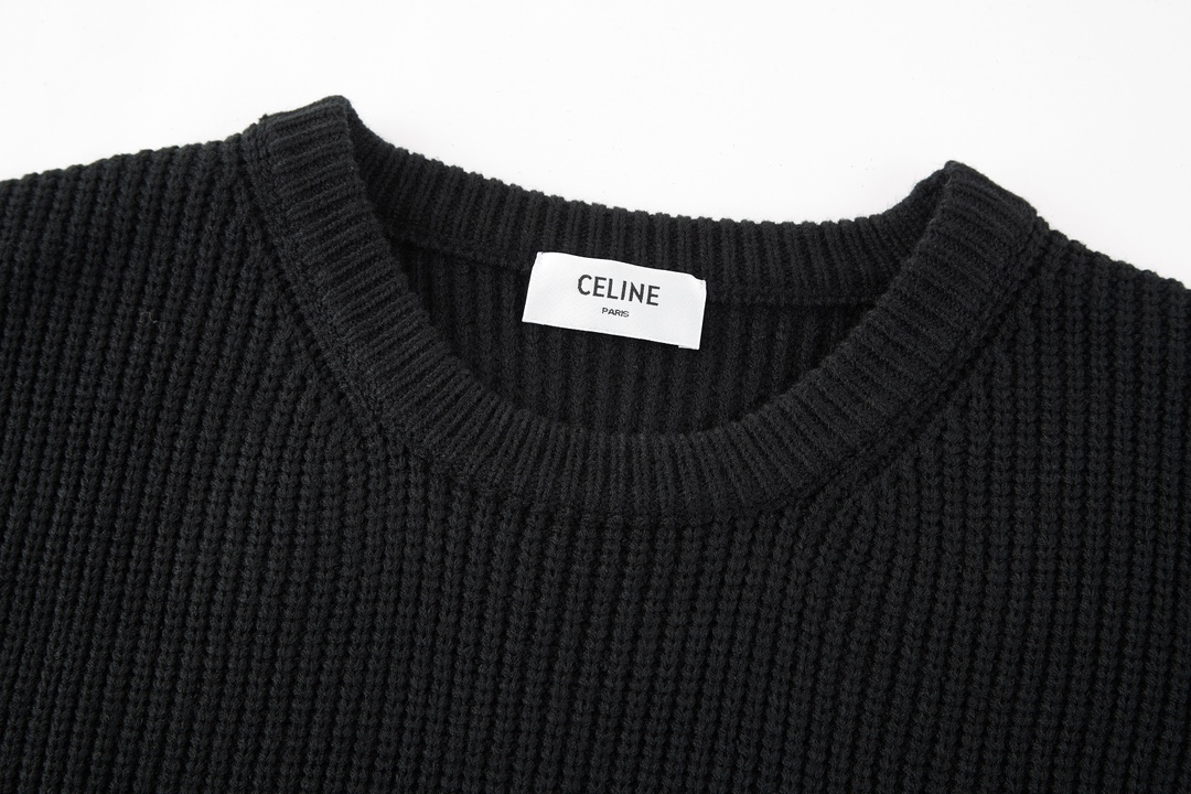 Cuff Jacquard Cashmere Sweater