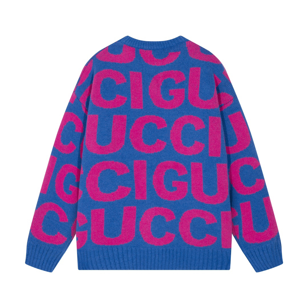 Gucci Letter Print Sweater