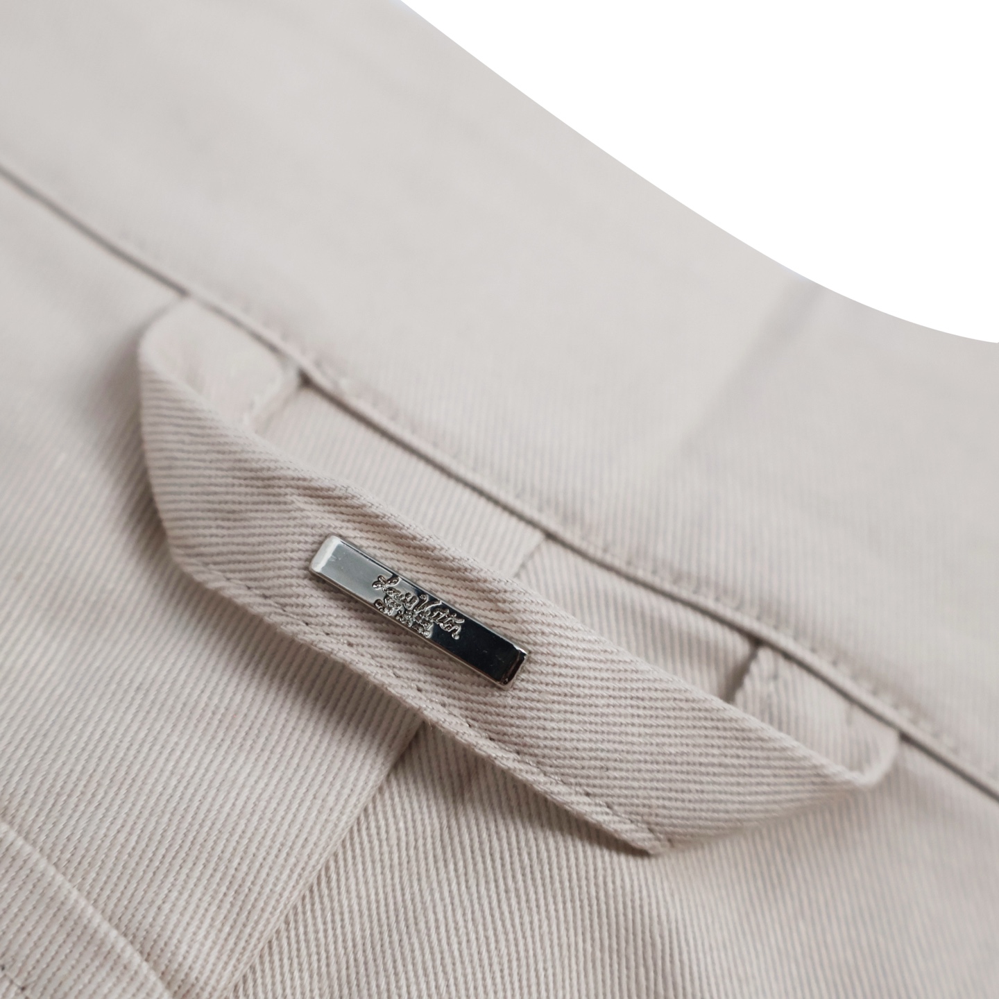 Apricot Flocked Monogram Cargo Pants