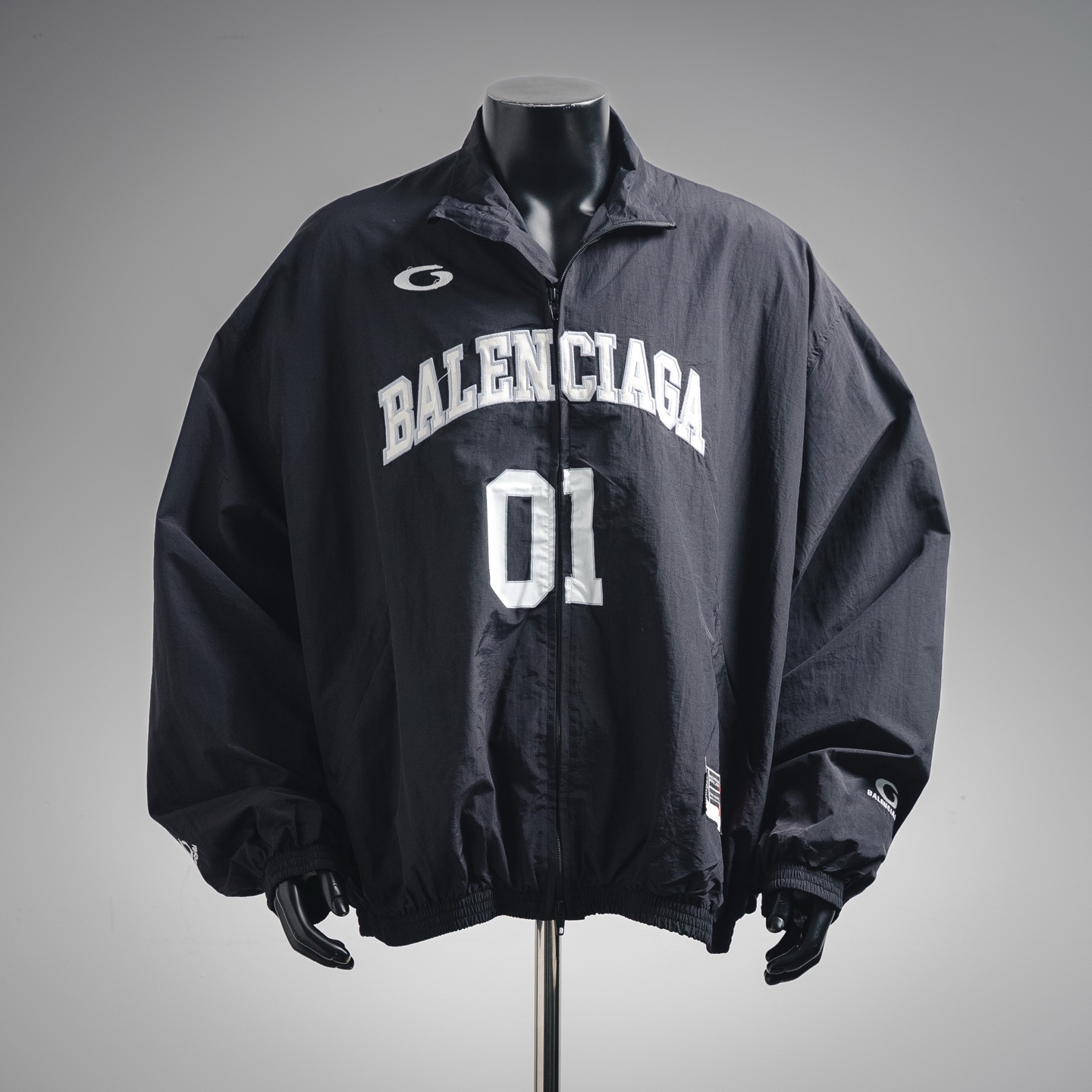 24FW 01 Football Team Logo Stand Collar Jacket