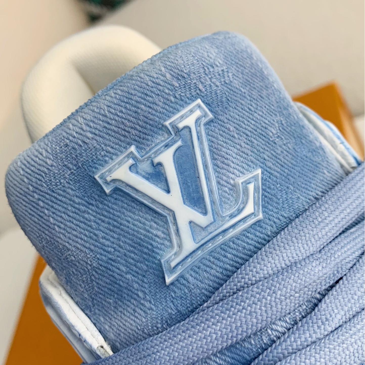 Blue TRAINER Basketball Sneakers