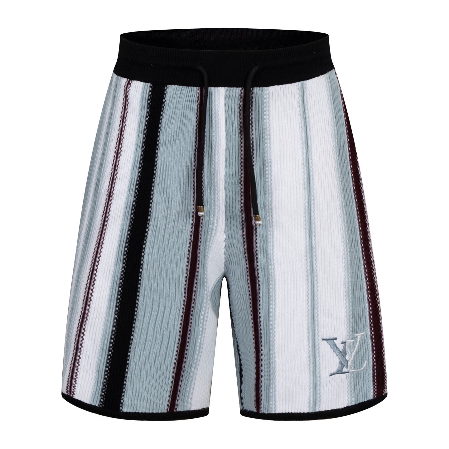 Striped Crochet Shorts