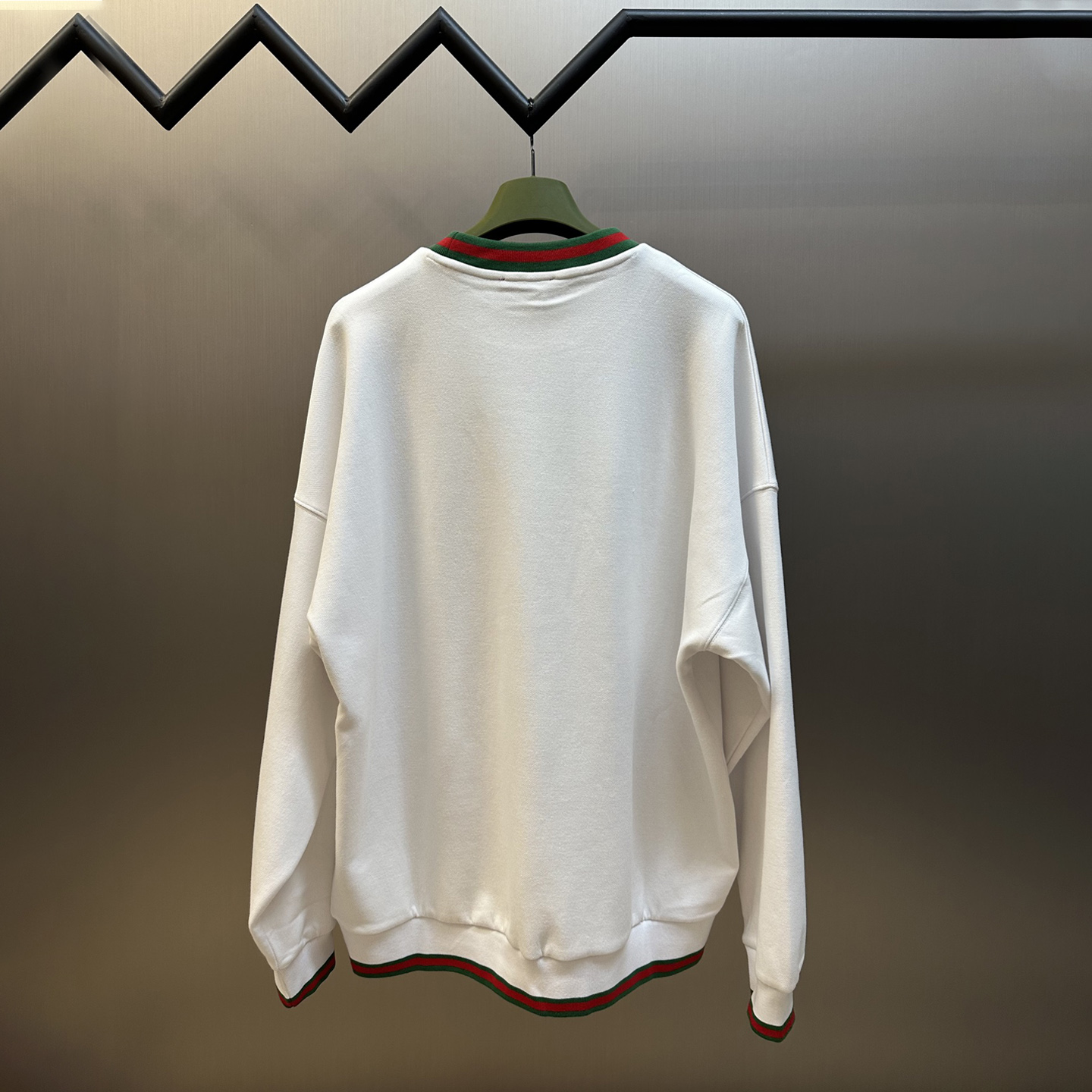 Crew Neck Embroidered Sweatshirt