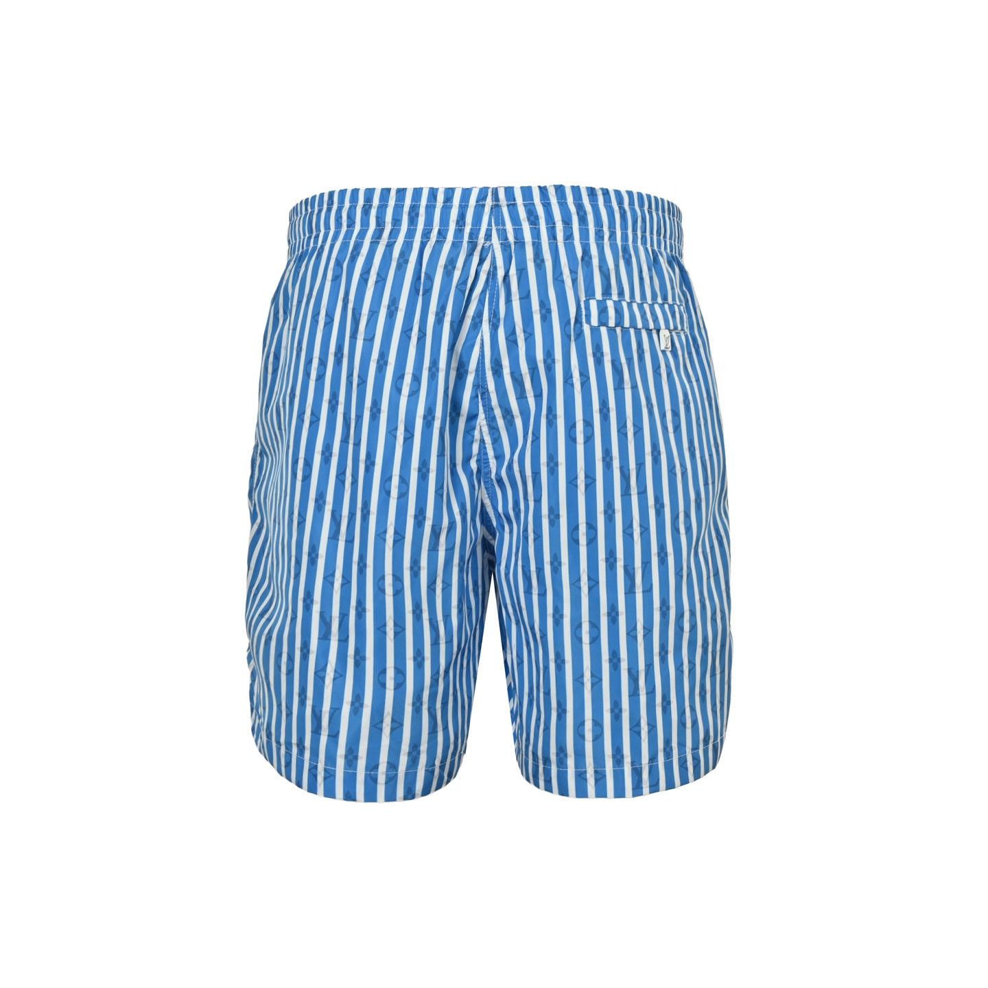 25SS Jacquard Monogram Blue Striped Shorts