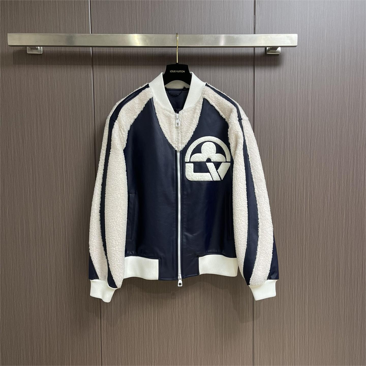 Cloud Panel Leather Jacket