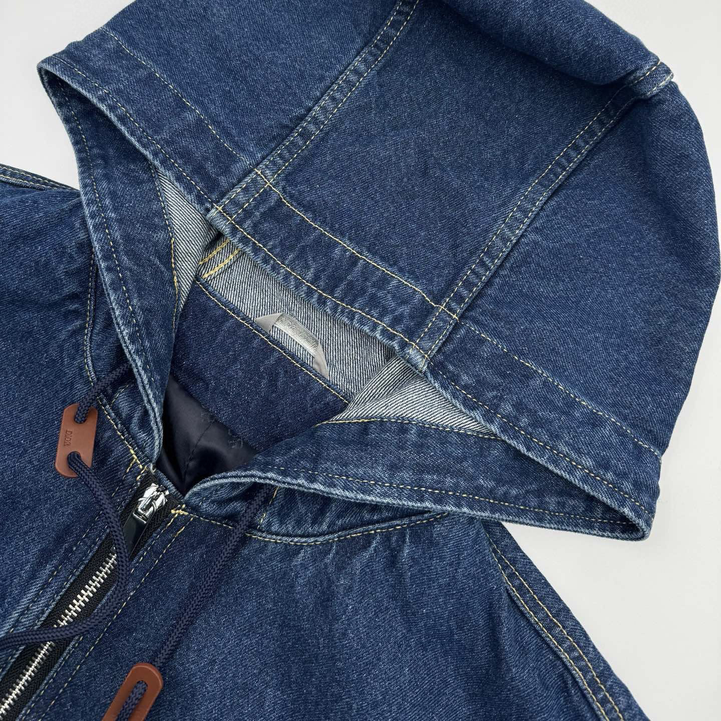 Cistian Signature Hooded Denim Jacket