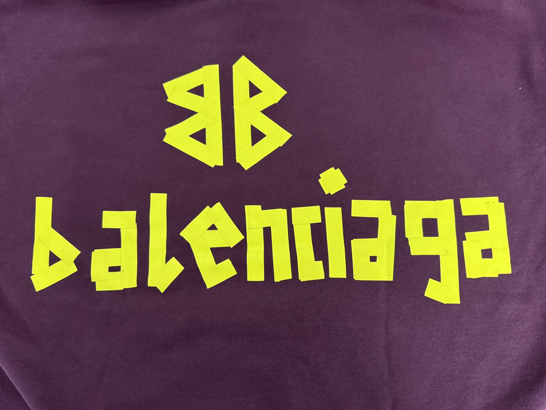 Tape Hoodie Sweatshirt