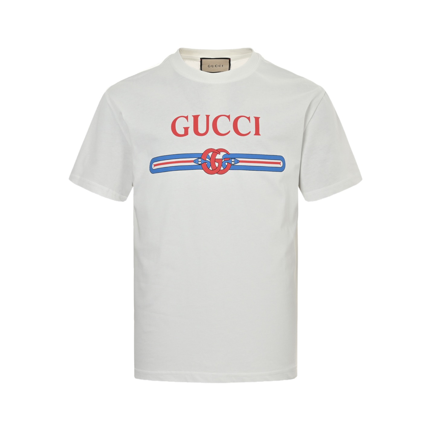 25SS Shadow Belt Logo T-Shirt