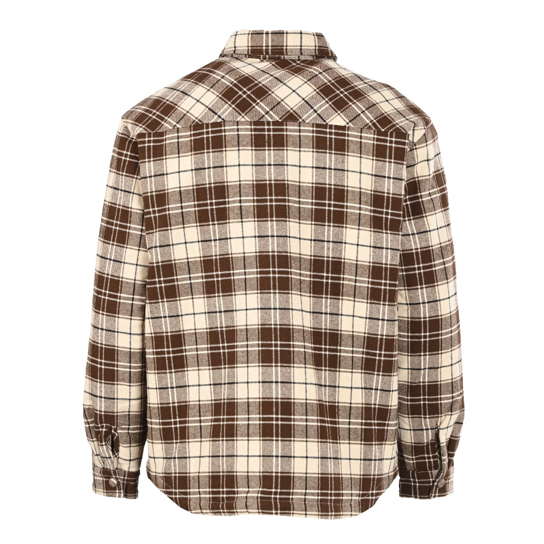 MiuMiu check appliqué down jacket